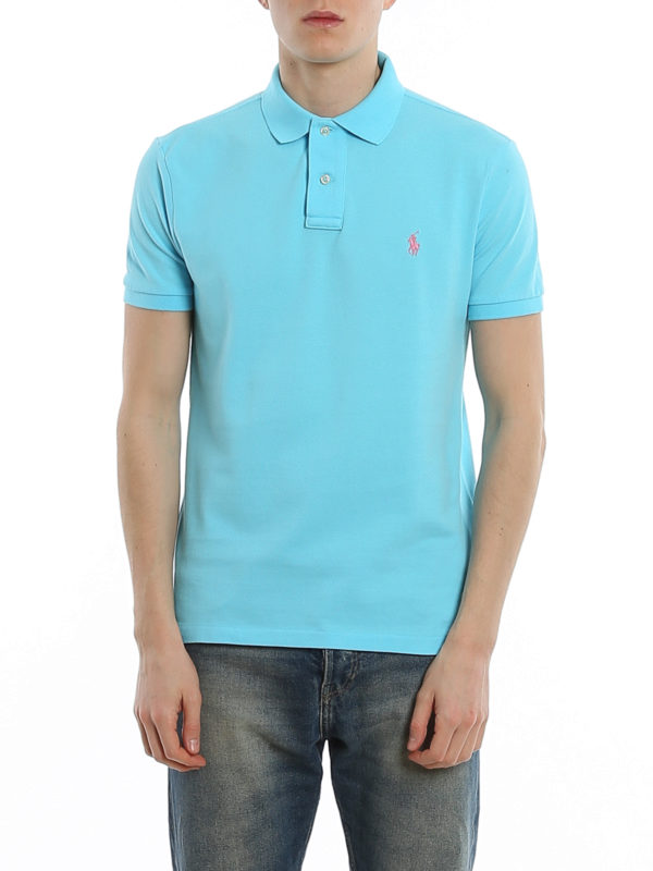 The Best Shops POLO RALPH LAUREN: polo - Polo in cotone slim azzurra